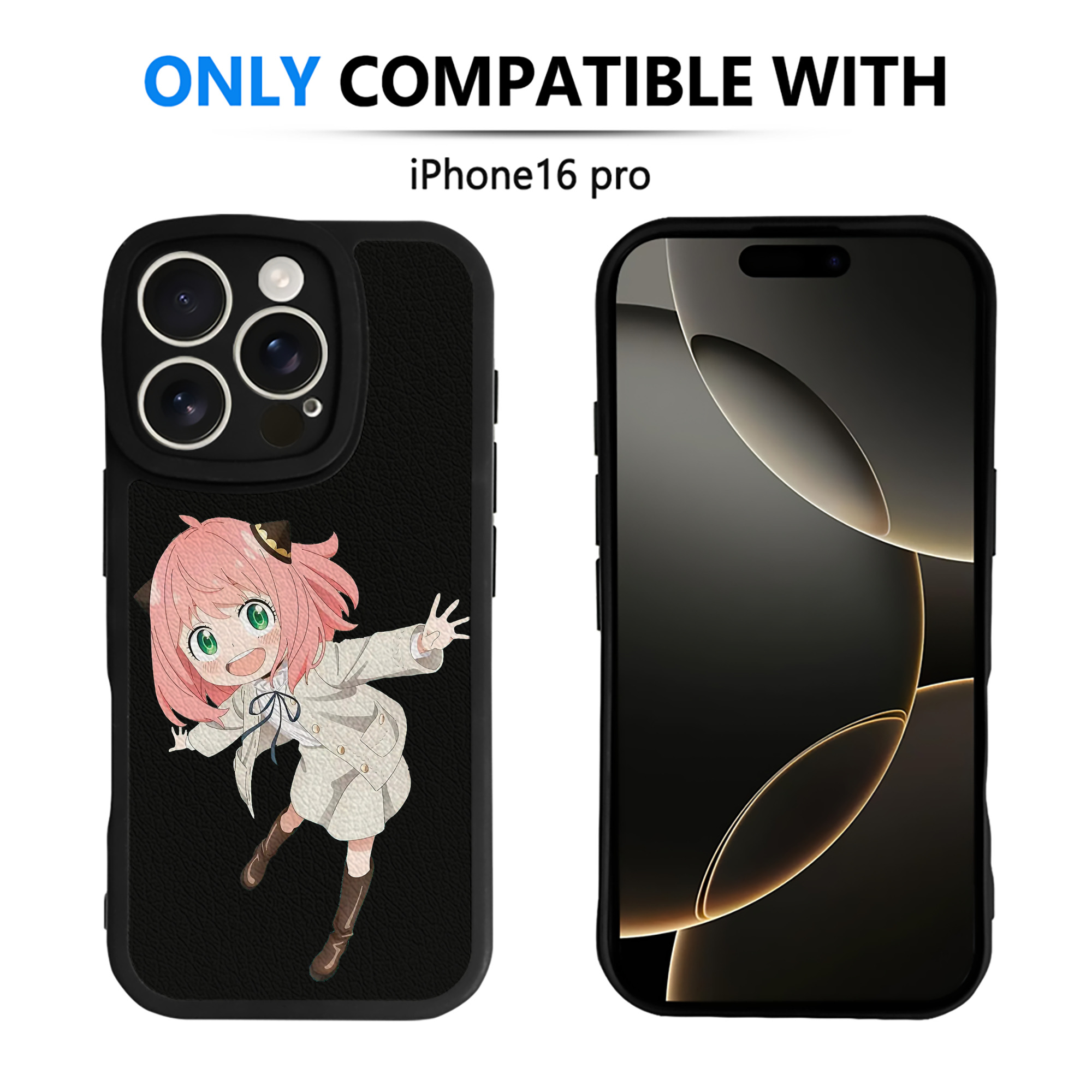 （画像用） SPY×FAMILY间谍家家酒 【iPhone 16シリーズ対応】シリコンスマホケース（レザー調） 材質：シリコン